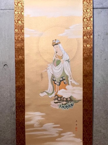 Japanese hanging scroll - hanging, hand